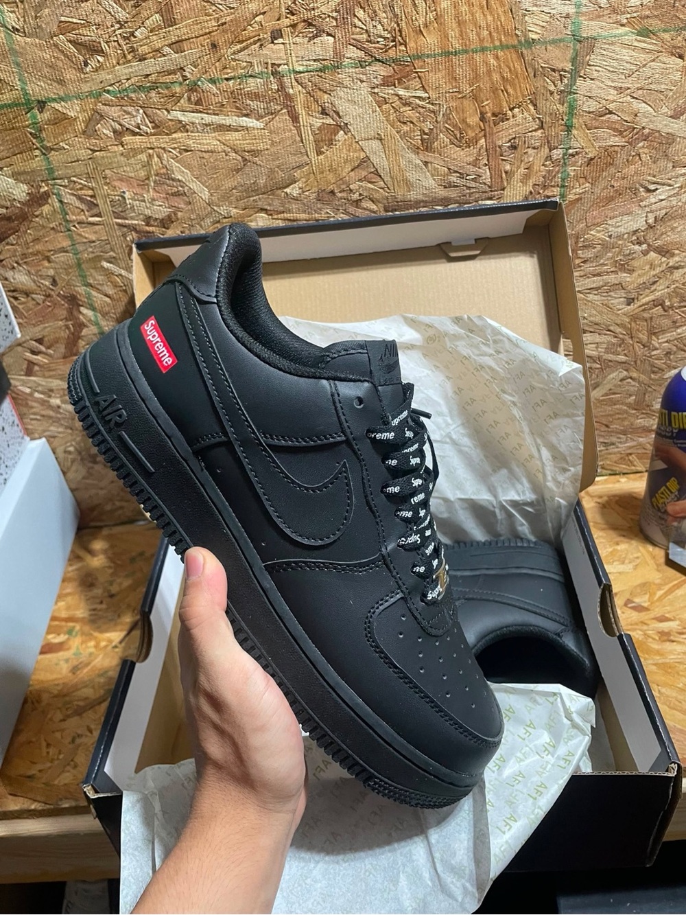 Supreme Air Force 1 Black (Men Sizes)